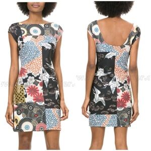 Desigual Colorful Backless Dress